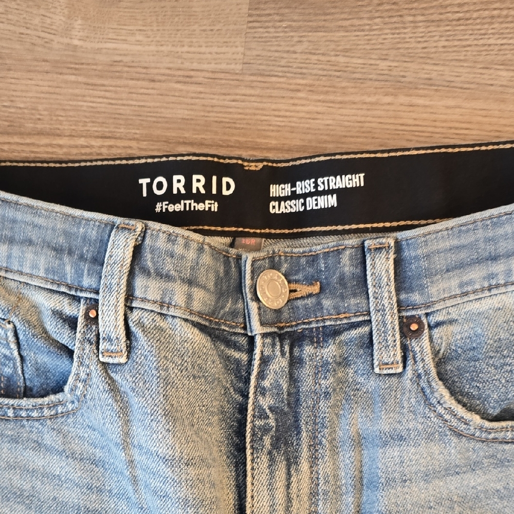 Torrid 16r Light Blue High-Rise Denim Jeans 89